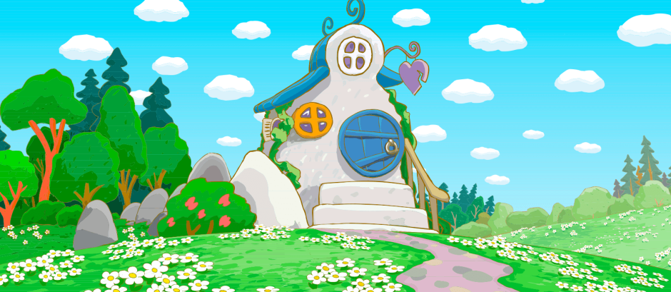 Смешарики дом Бараша внутри