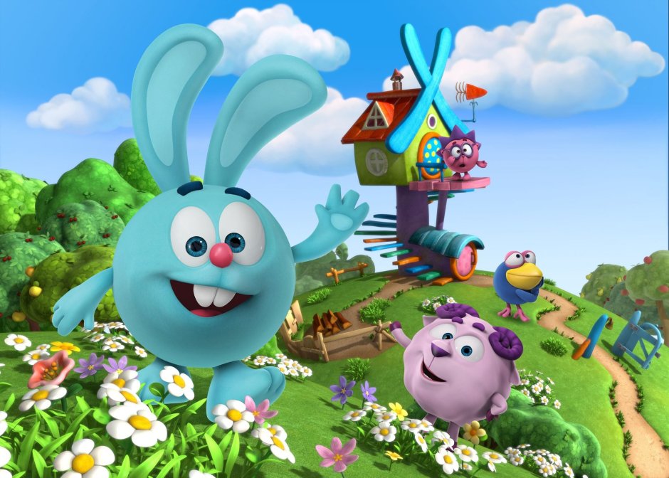 Домик кролика из смешариков