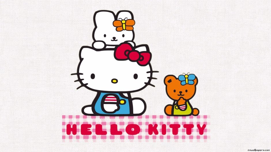 Парные обои с Хеллоу Китти