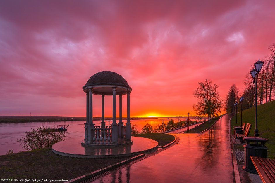 Рассвет в Хабаровске