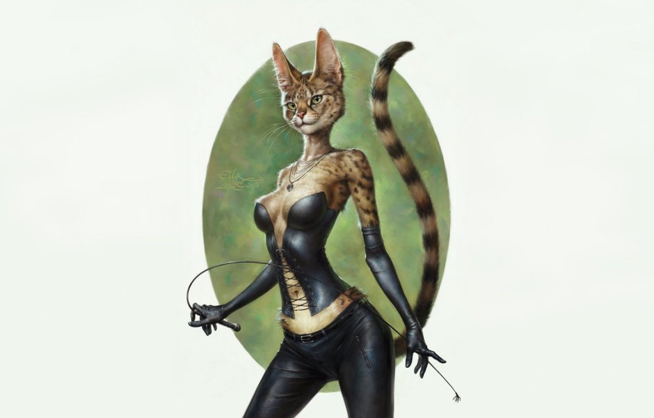 Женщина кошка фэнтези