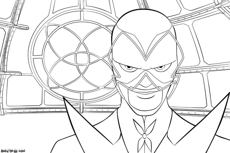 Бражник леди баг разукрашка