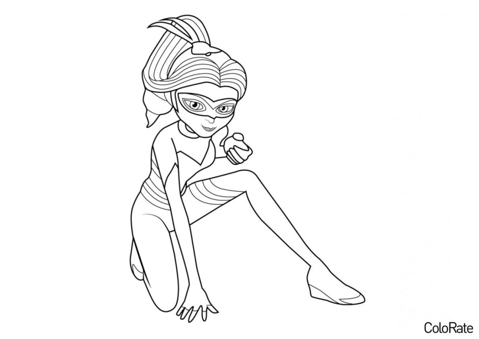 Раскраска Квин би