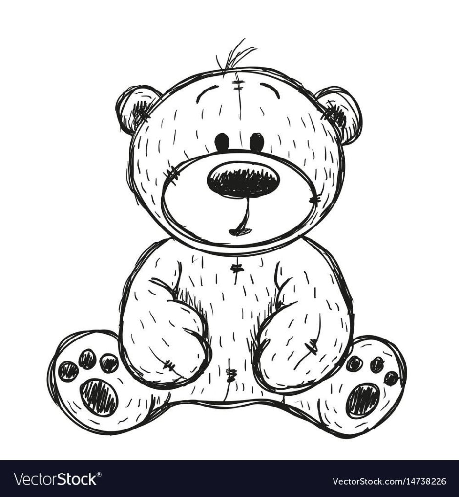 Медведь Паддингтон раскраска