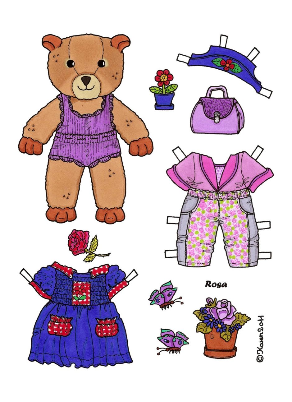 Близнецы мишки раскраска