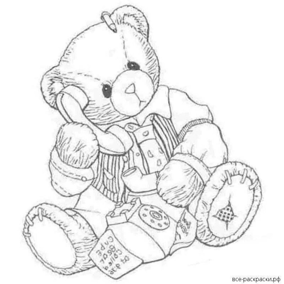 Раскраска "мишки"