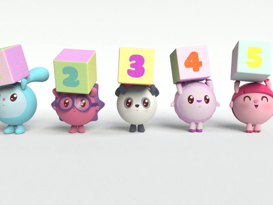 Цифры с Малышариками