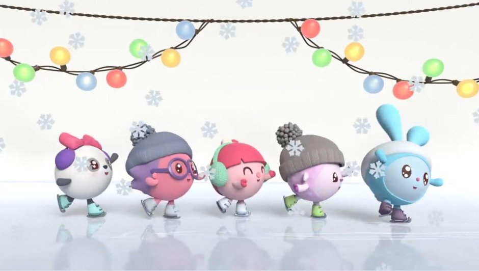 Малышарики зимой