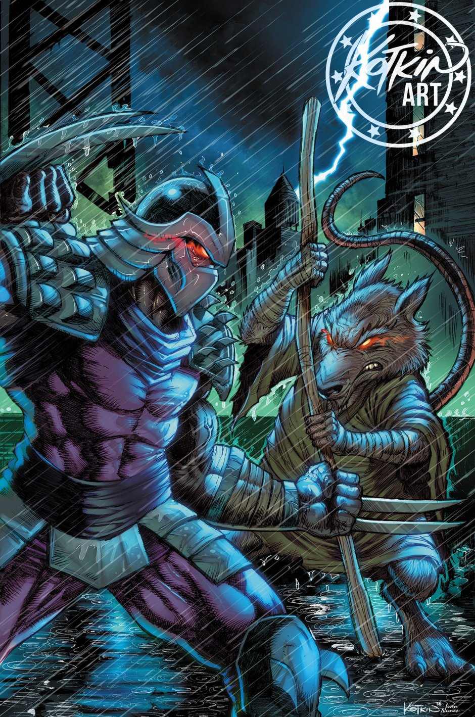 Черепашки ниндзя шредер и Сплинтер