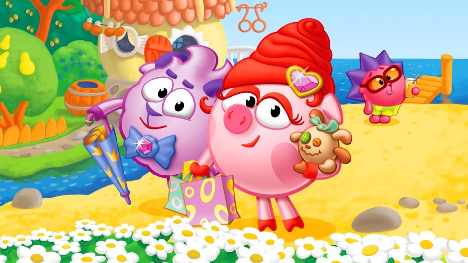 Смешарики лайф Бараш и Нюша чипсы