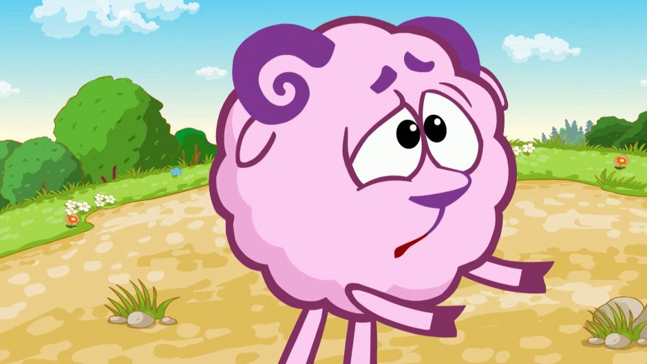 Смешарики Крош и Бараш