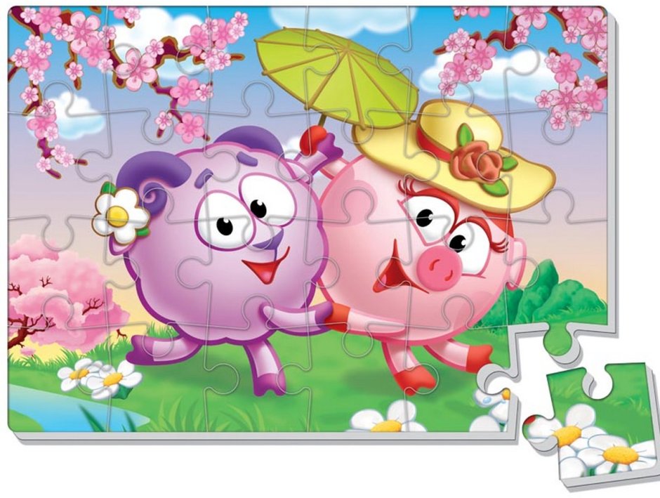 Би би Смешарики из пластилина