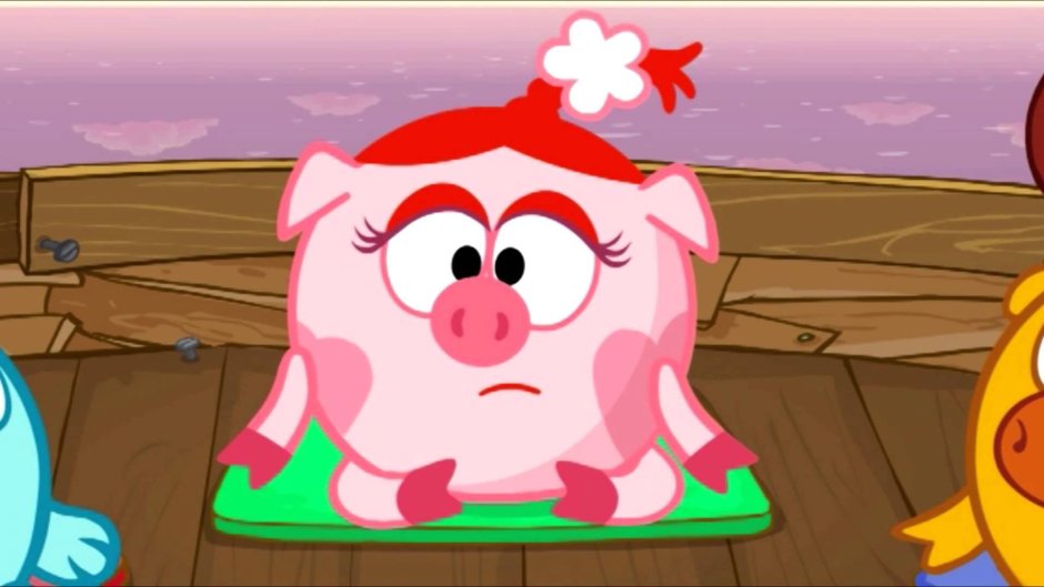 Смешарики 2в Нюша Бараш