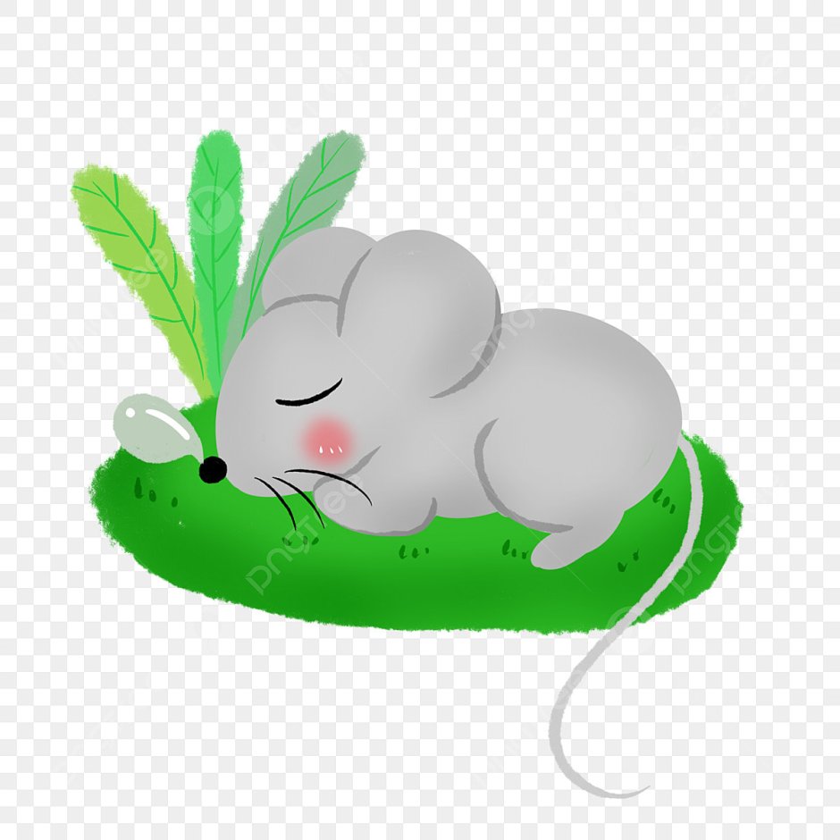 Мышка в кроватке