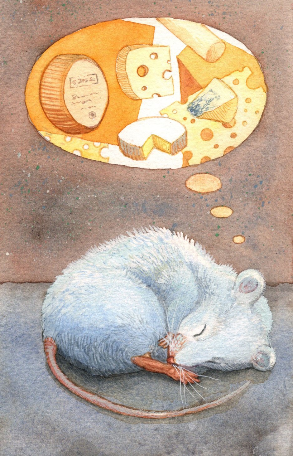 Спящая мышь картина