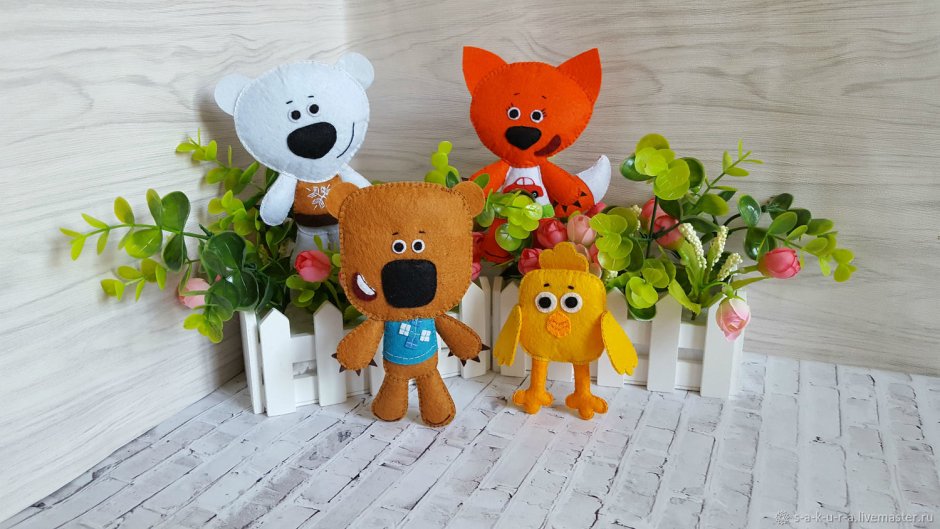 Мимимишки из фетра