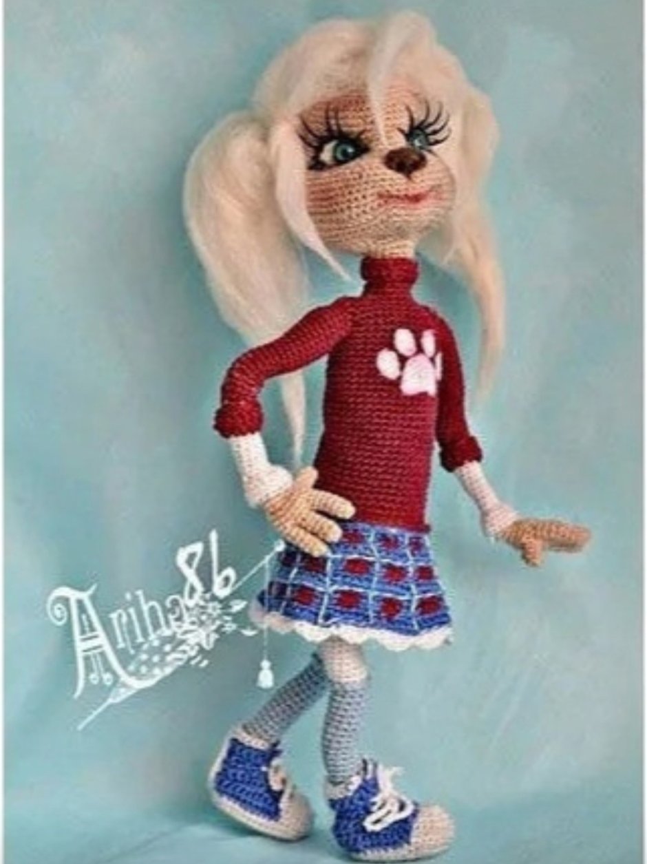 Амигуруми Лиза Барбоскина