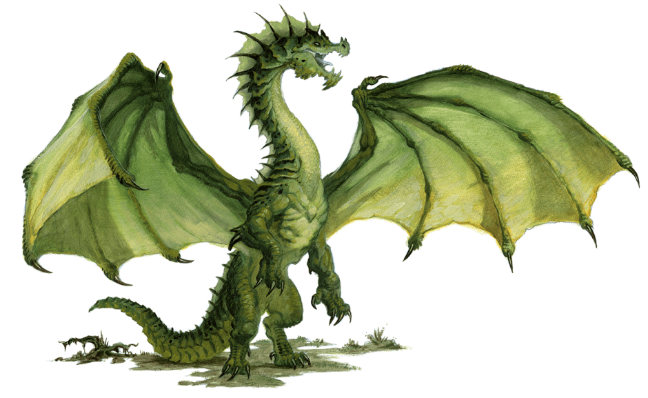 Молодой зеленый дракон ДНД 5
