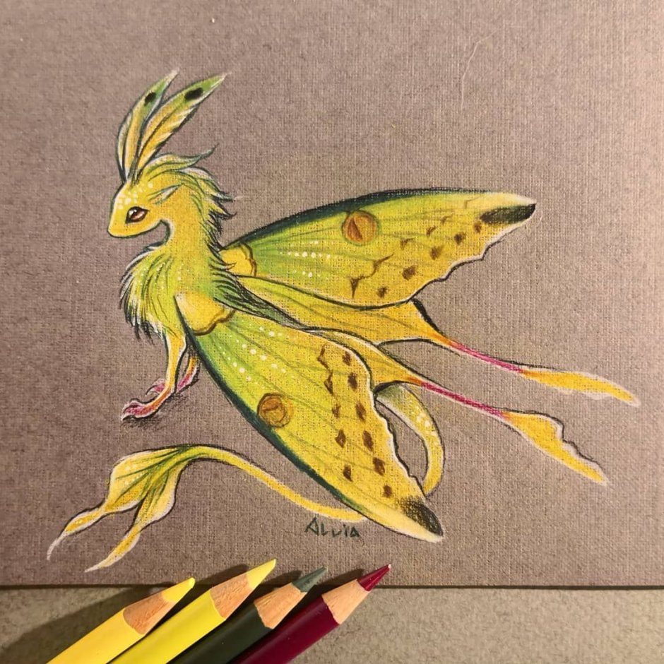 Мифические животные с крыльями бабочки