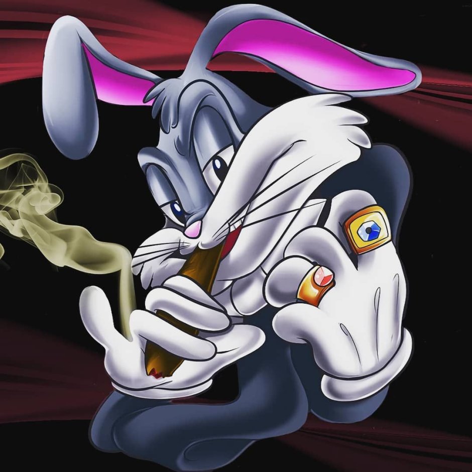 Кролик Багз Банни с деньгами