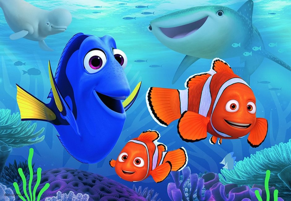 Персонажи рыбка немо