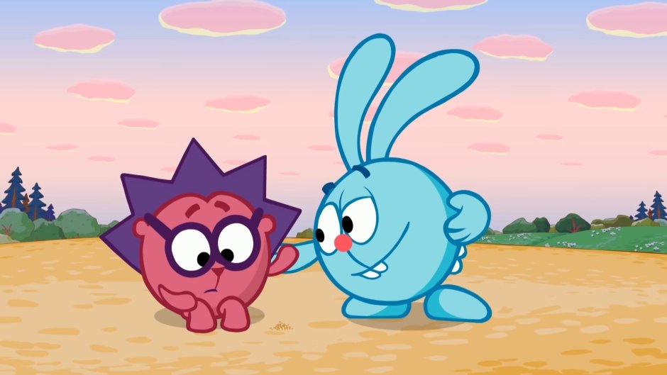 Смешарики Корош и Ёжик