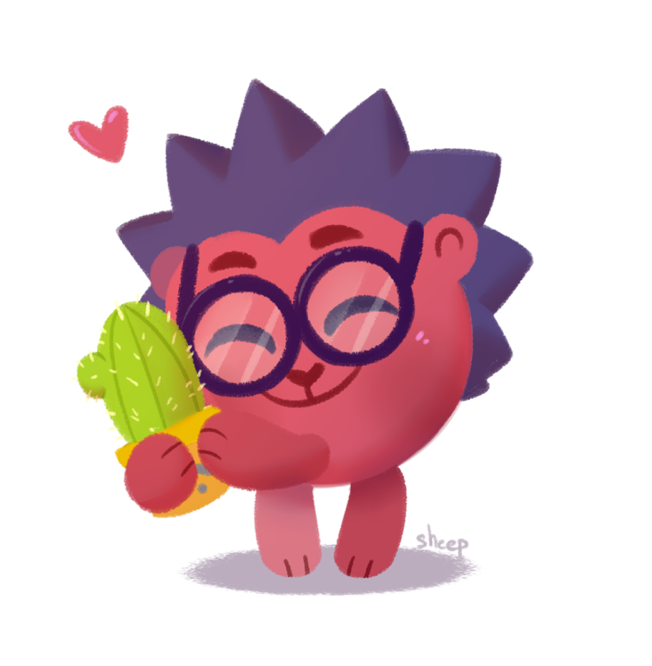 Ёжик из смешариков арт