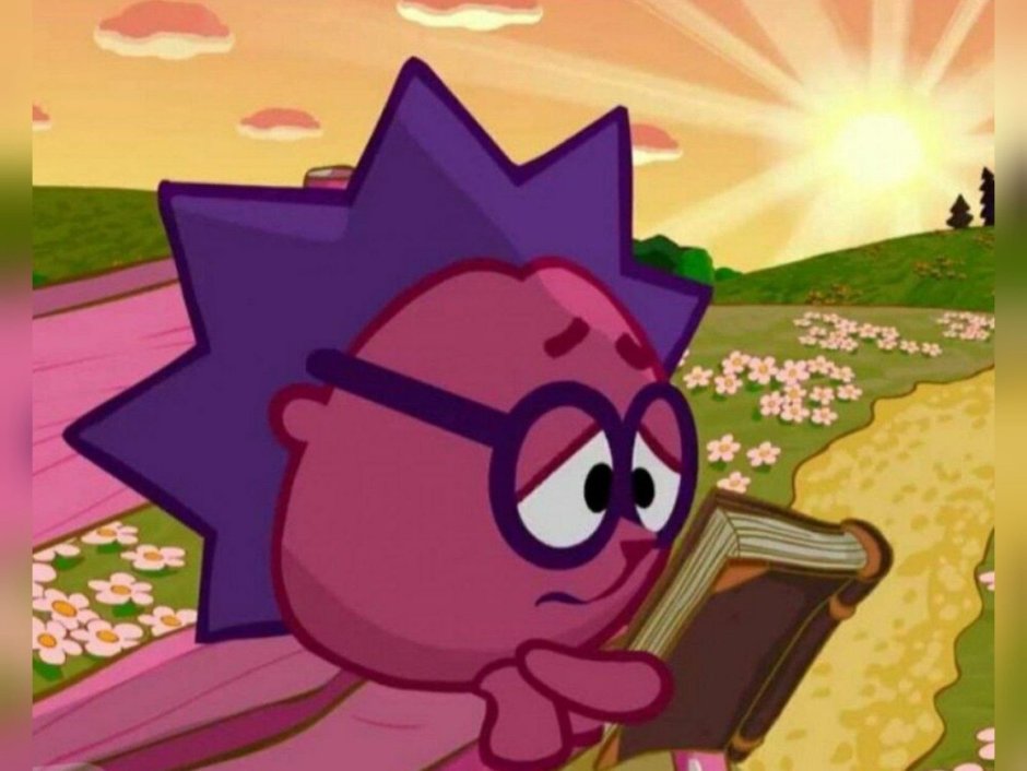 Грустный Ёжик из смешариков