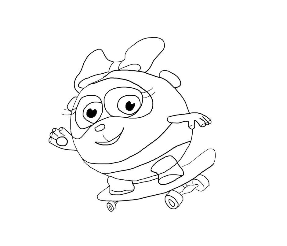 Панди Смешарики рисунок