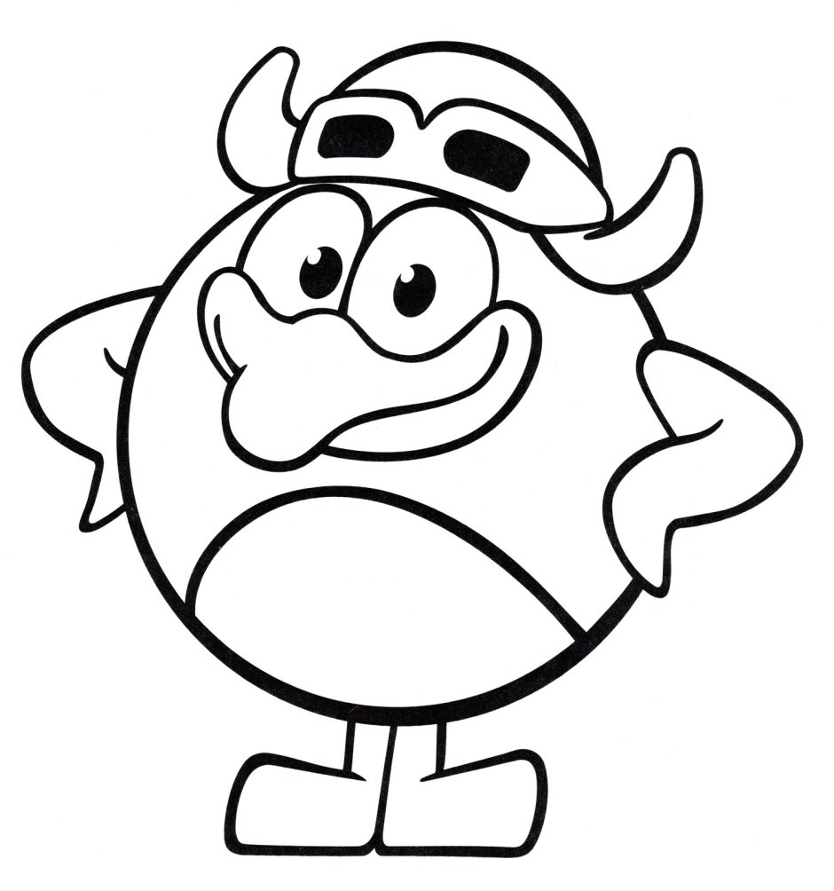 Раскраска Смешарики задания