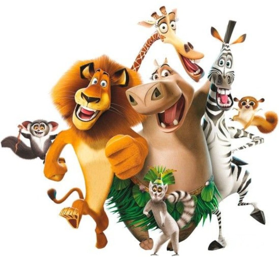 Мадагаскар мультик герои персонажи
