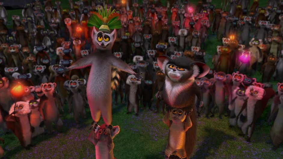 Мадагаскар мультик Король Джулиан