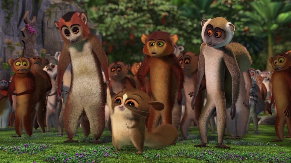 Мадагаскар мультфильм лемуры