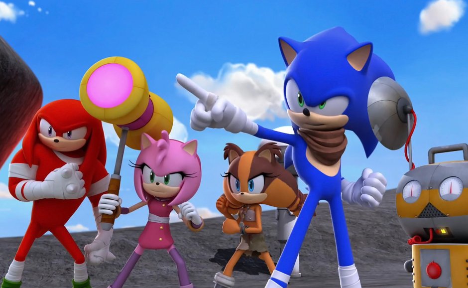 Соник бум мультфильм