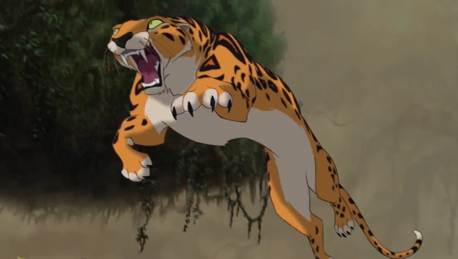 Тарзан мультфильм леопард