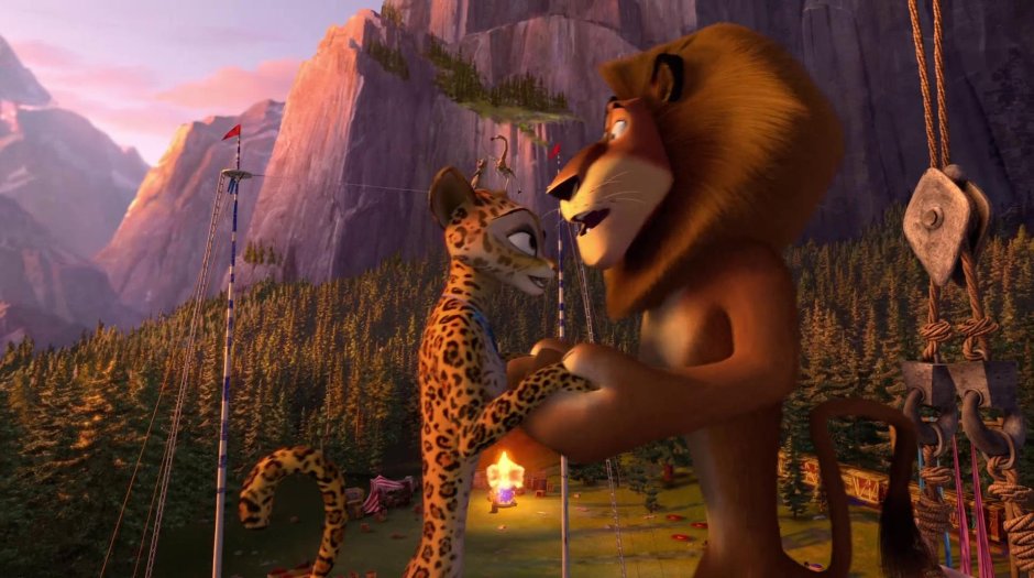 Мадагаскар 3 Джиа и Алекс