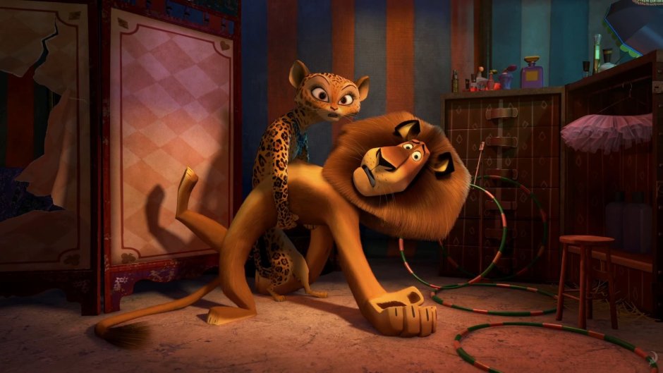 Мадагаскар 3 Джиа и Алекс