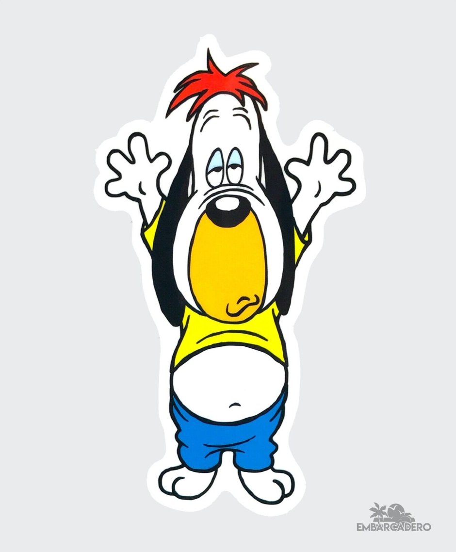 Друппи улыбается