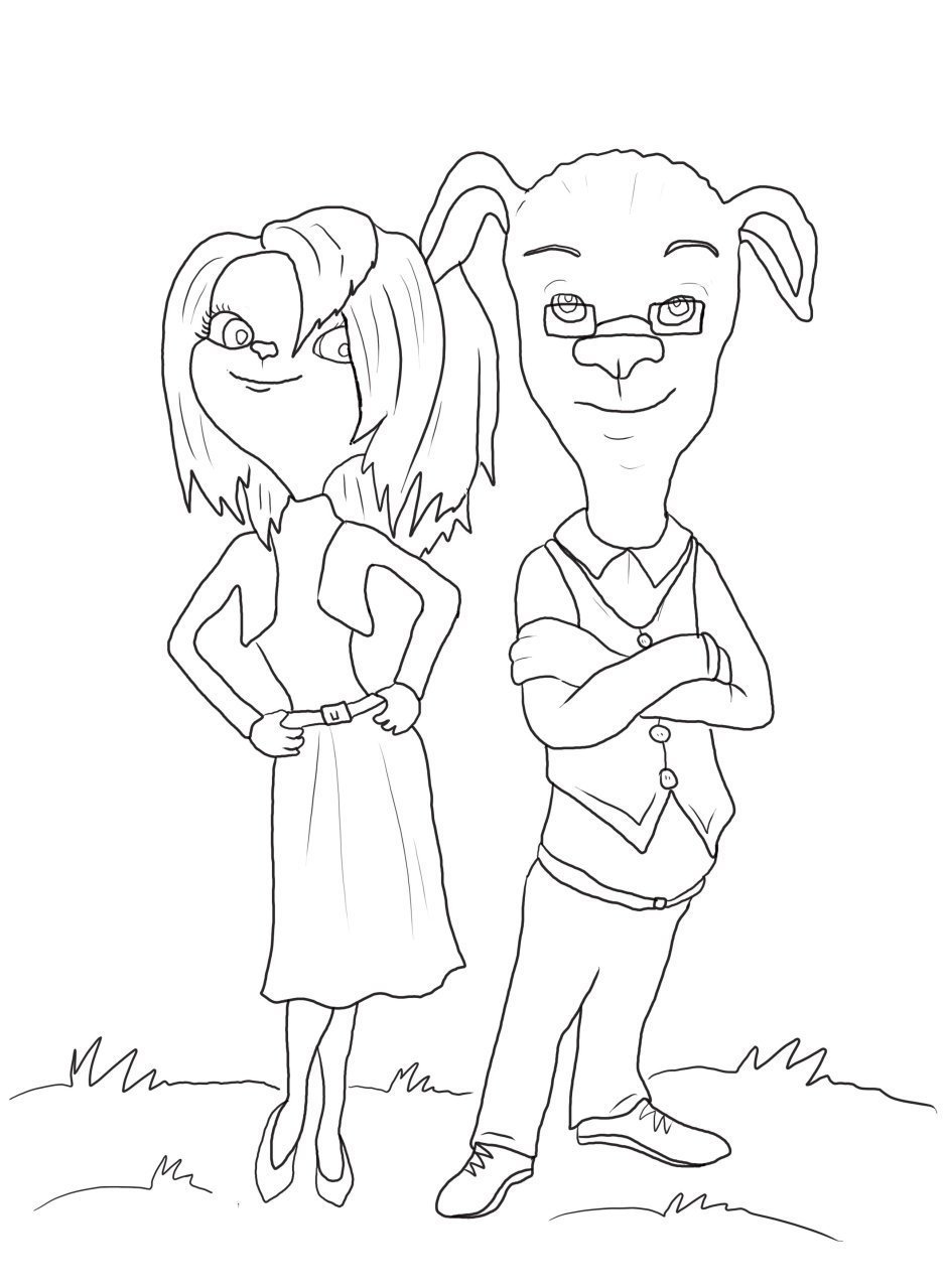 Раскраска "Барбоскины "