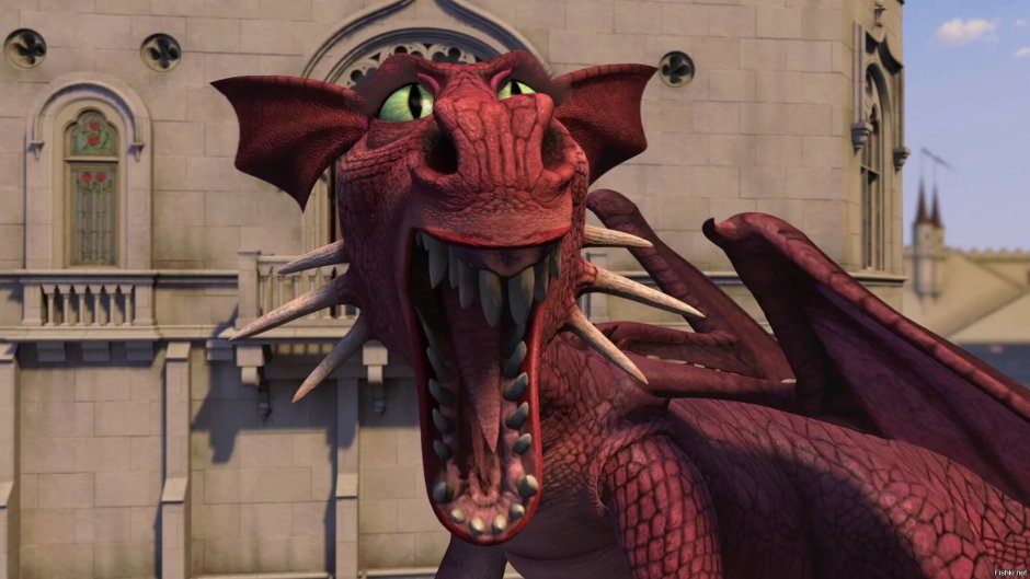 Шрек мультфильм дракониха