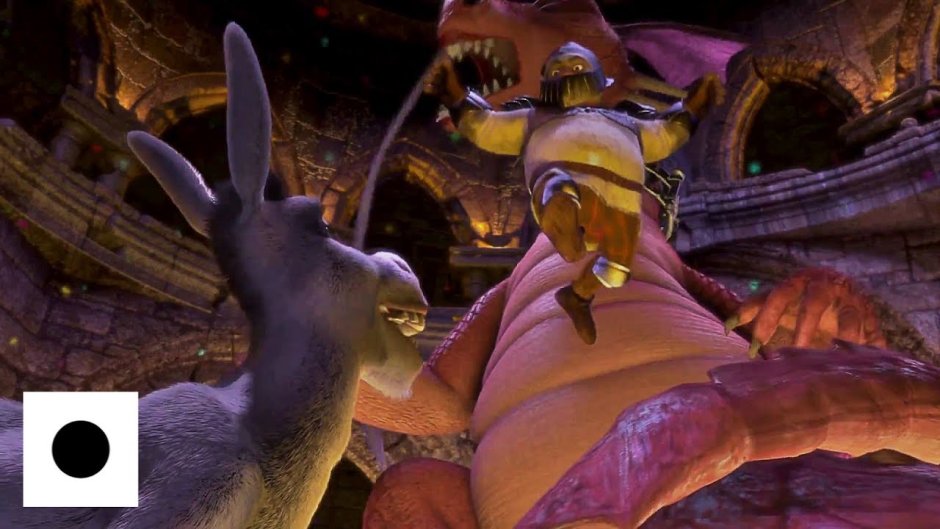 Шрек осёл и дракониха