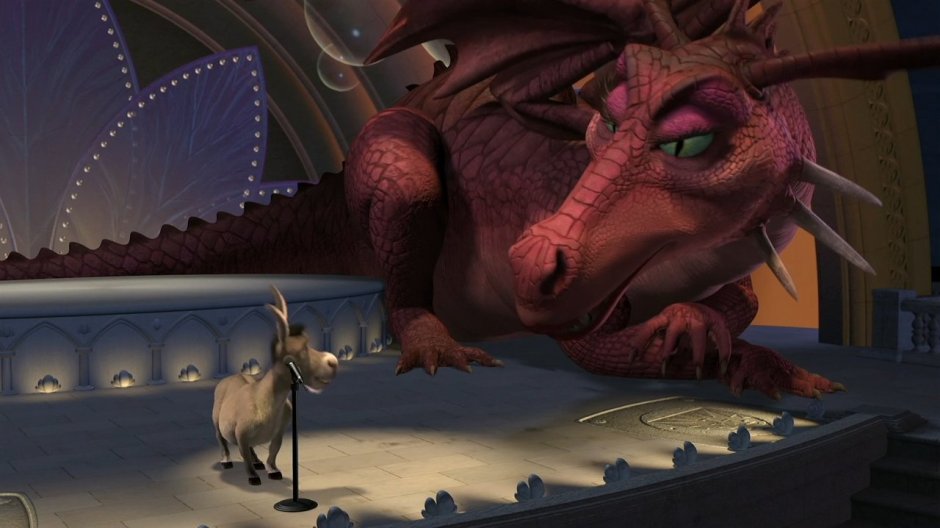 Осел и дракониха Шрек