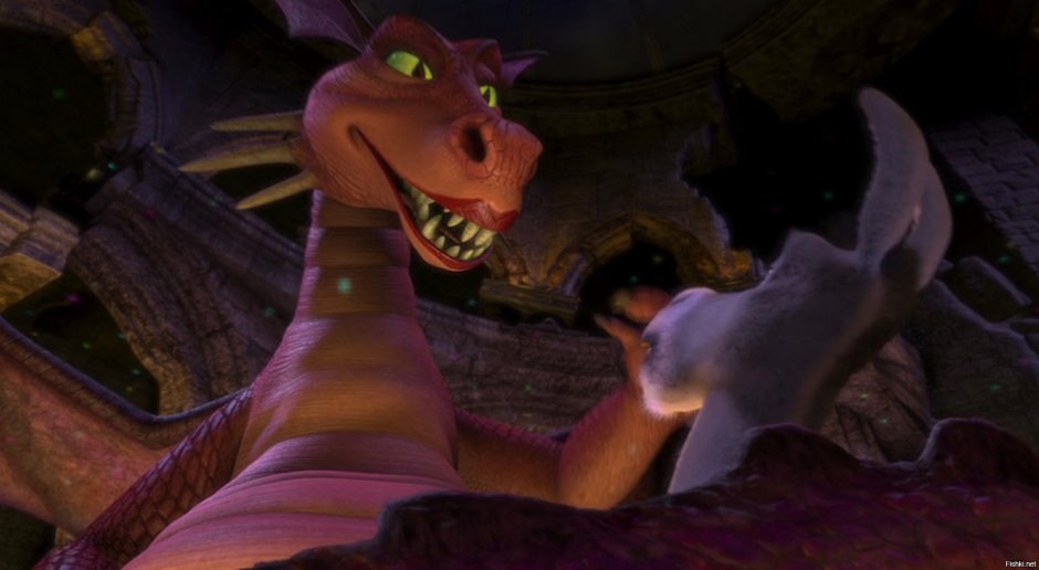 Шрек мультфильм дракониха