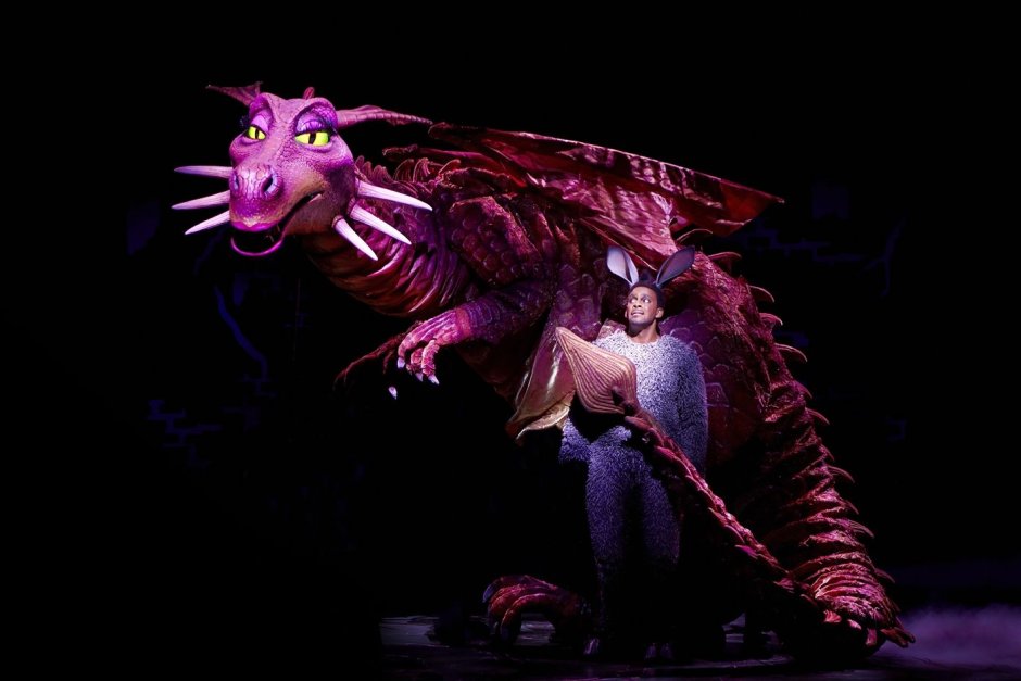 Шрек дракон и осел