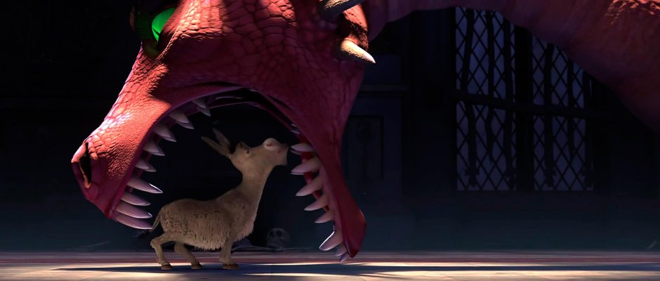 Осел и дракониха Шрек