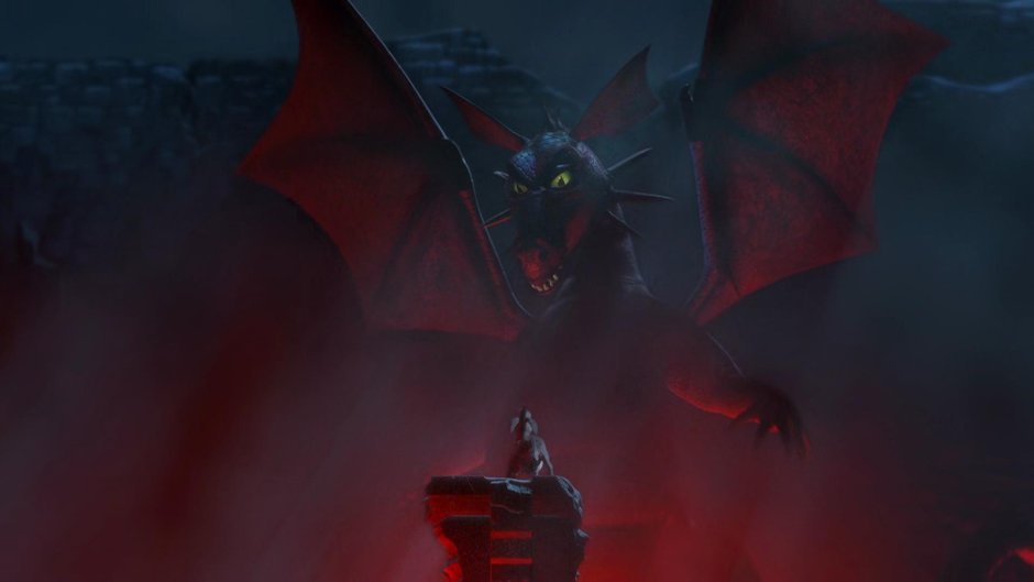 Дракон из Шрека золото