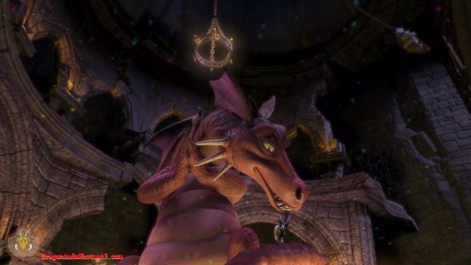 Шрек Фиона осел и дракон