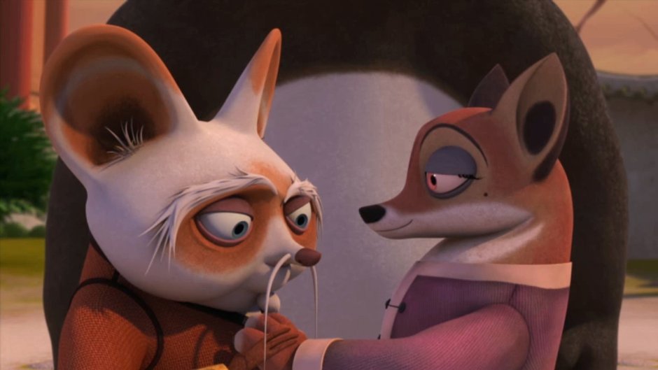 Кунг фу Панда Шифу и Мей Линг