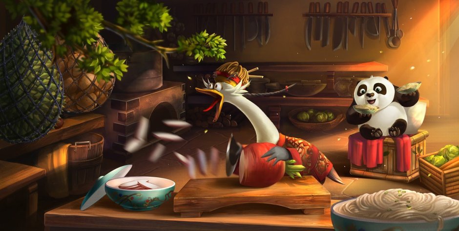 Кунг фу Панда арт