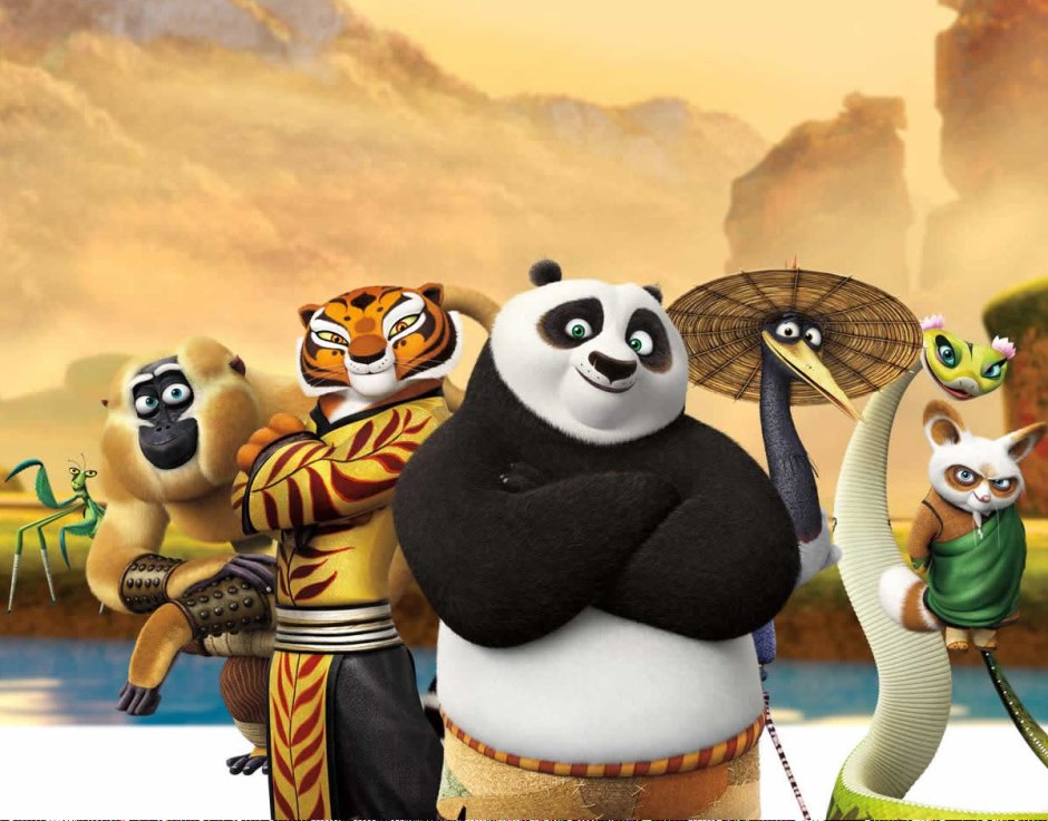 Панда мультик кунг фу Панда 1